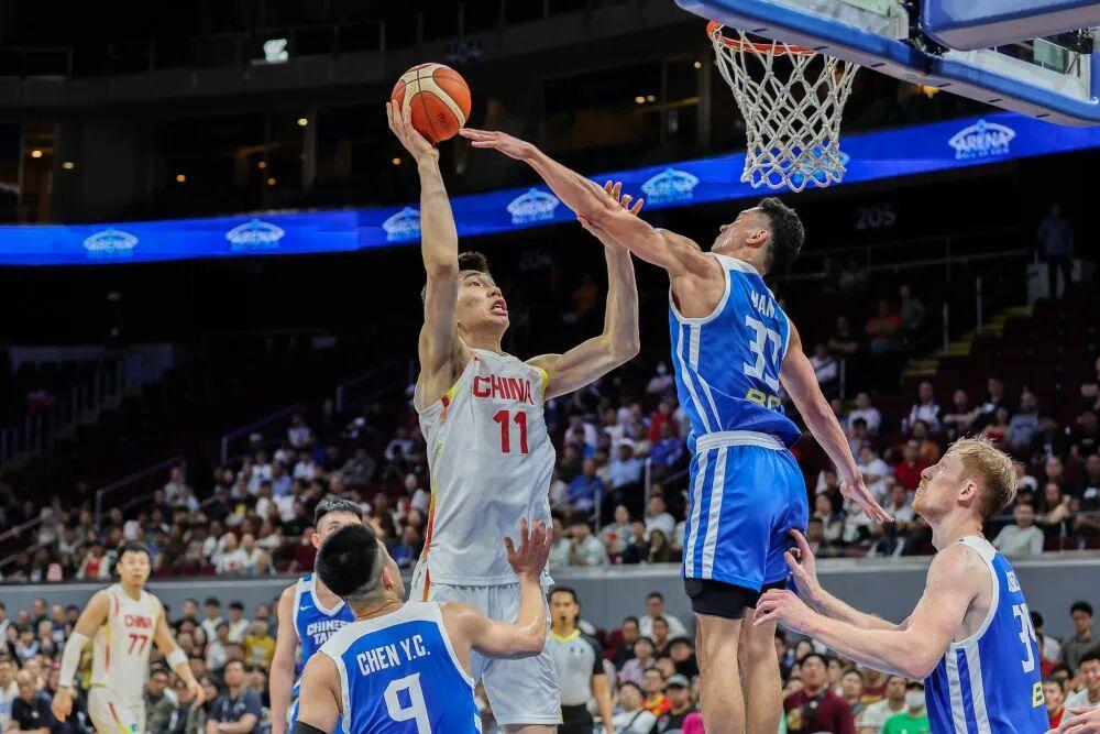 世界杯手机观看-男篮世界杯预选赛中国队100:93击败中国台北队